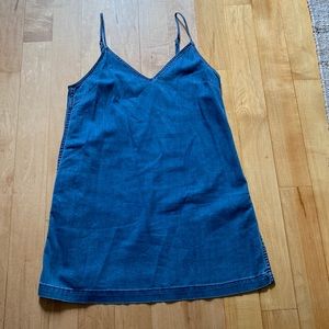 Wilfred Free (Aritzia) chambray mini dress